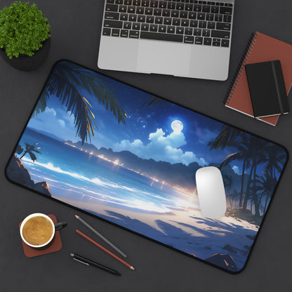 Anime Beach Desk Mat Lofi Office Desk Accessory Manga Lover Mouse Pad Japanese Desk Pad Large Gaming Mousepad XL Unique Gift Idea Anime Fan