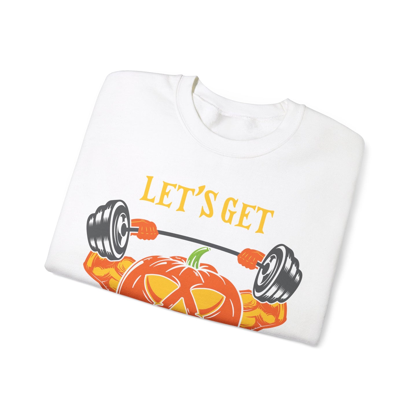 Let's Get Hallow-Ripped Gym Sweatshirt Funny Halloween Sweater Fitness Halloween Sweatshirt Boyfriend Gym Husband Halloween Pumpkin Sweater