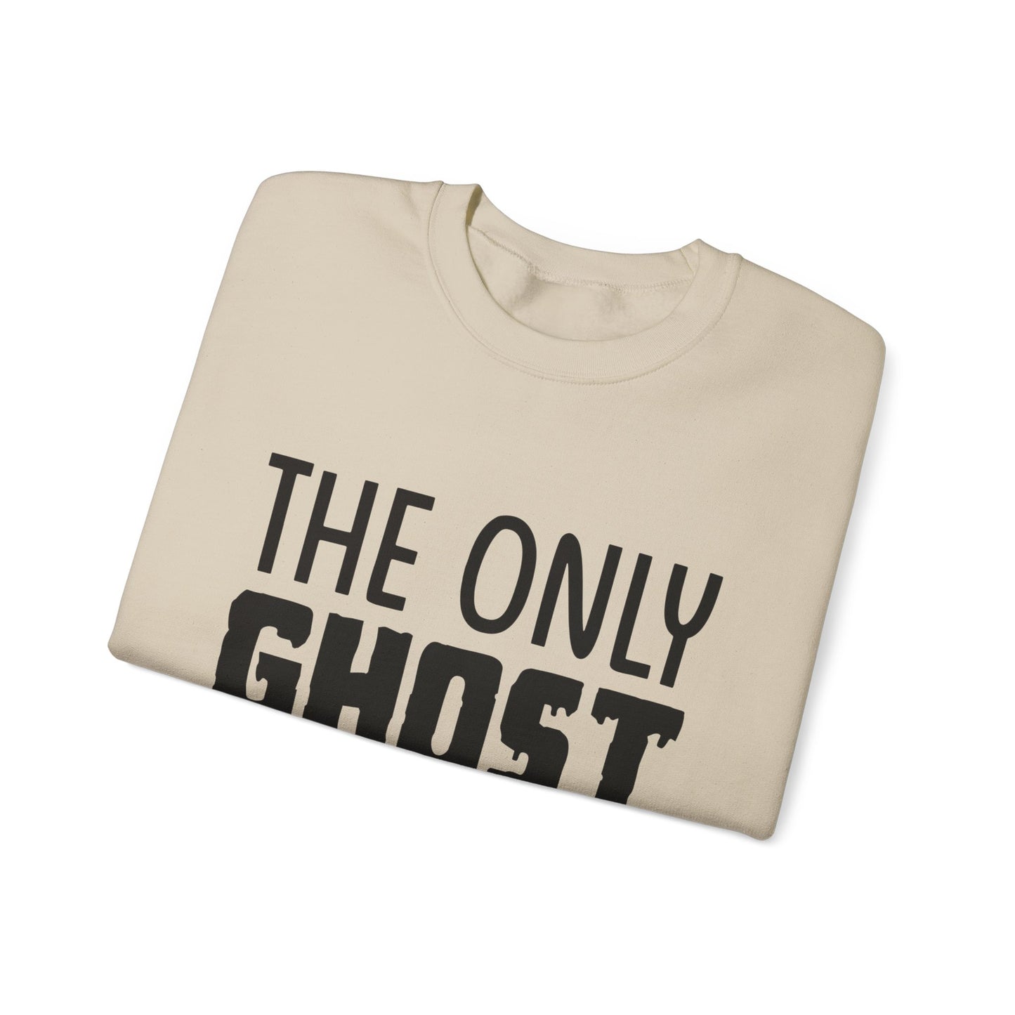 The Only Ghost I Know Is The Holy Ghost Sweatshirt Funny Christian Sweatshirt Funny Halloween Sweater Halloween Gift Cute Halloween Apparel