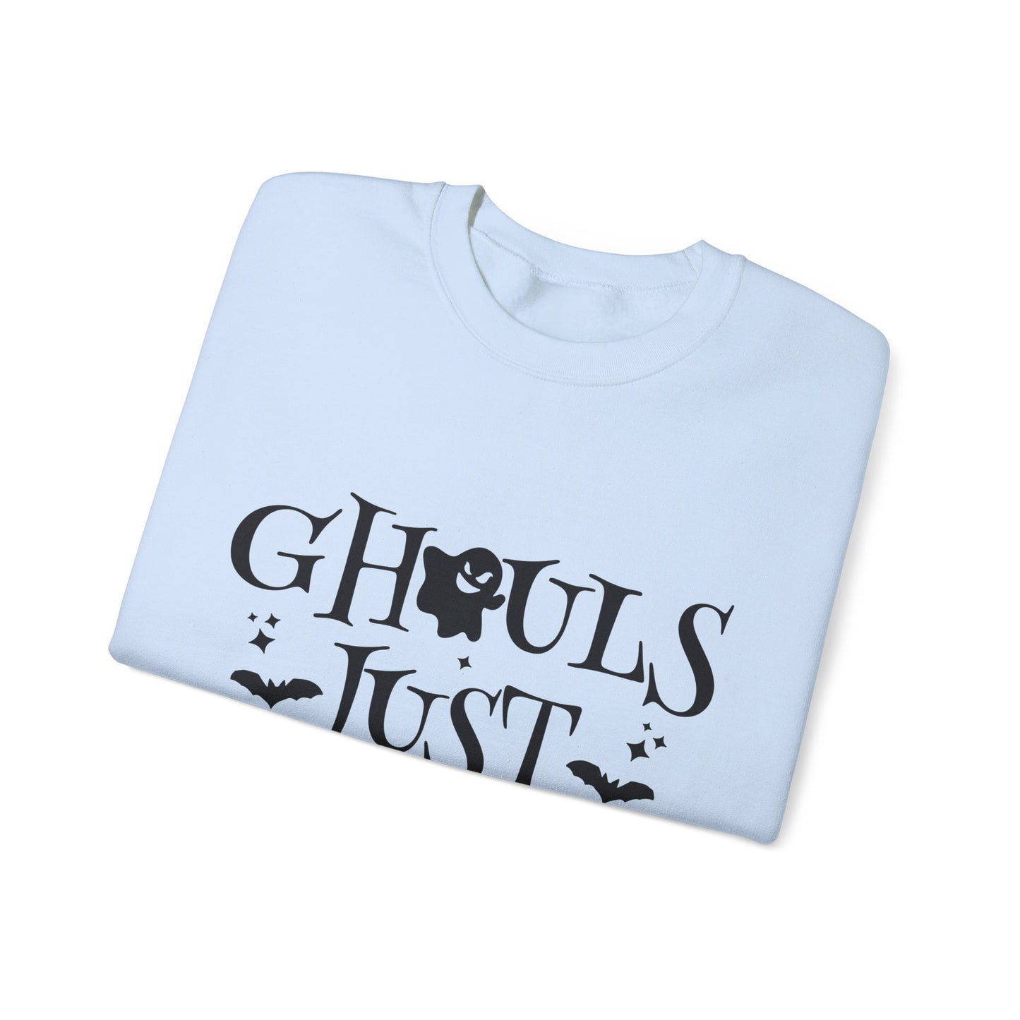 Ghouls Just Wanna Have Fun Halloween Sweatshirt Retro Fall Sweater Spooky Ghost Halloween Apparel Cute Unique Novelty Women Bridemaids Gift