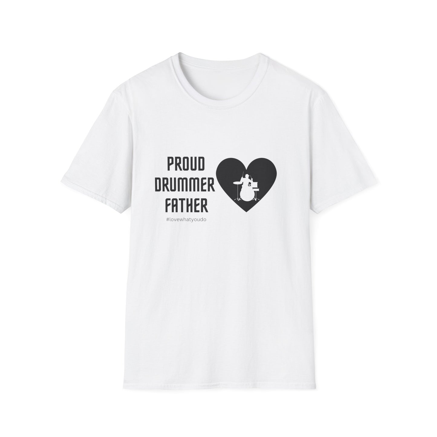 Dad's Profession T-shirt,"Proud Drummer Father",Father's Day Gift,Unique Men's Apparel,Novelty Love Appreciation for Occupation