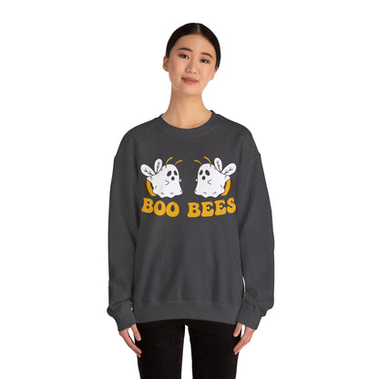 Boo Bees Sweatshirt Funny Halloween Sweater Cute Spooky Season Sweatshirt Crewneck Boobees Halloween Costume Apparel Ghost Unique Women Gift