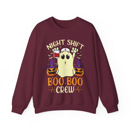 Night Shift Boo Boo Crew Sweatshirt Halloween Nurse Sweater Halloween Night Shift Nurse Sweatshirt Boo Crew Fall Autumn Nursing Student Gift