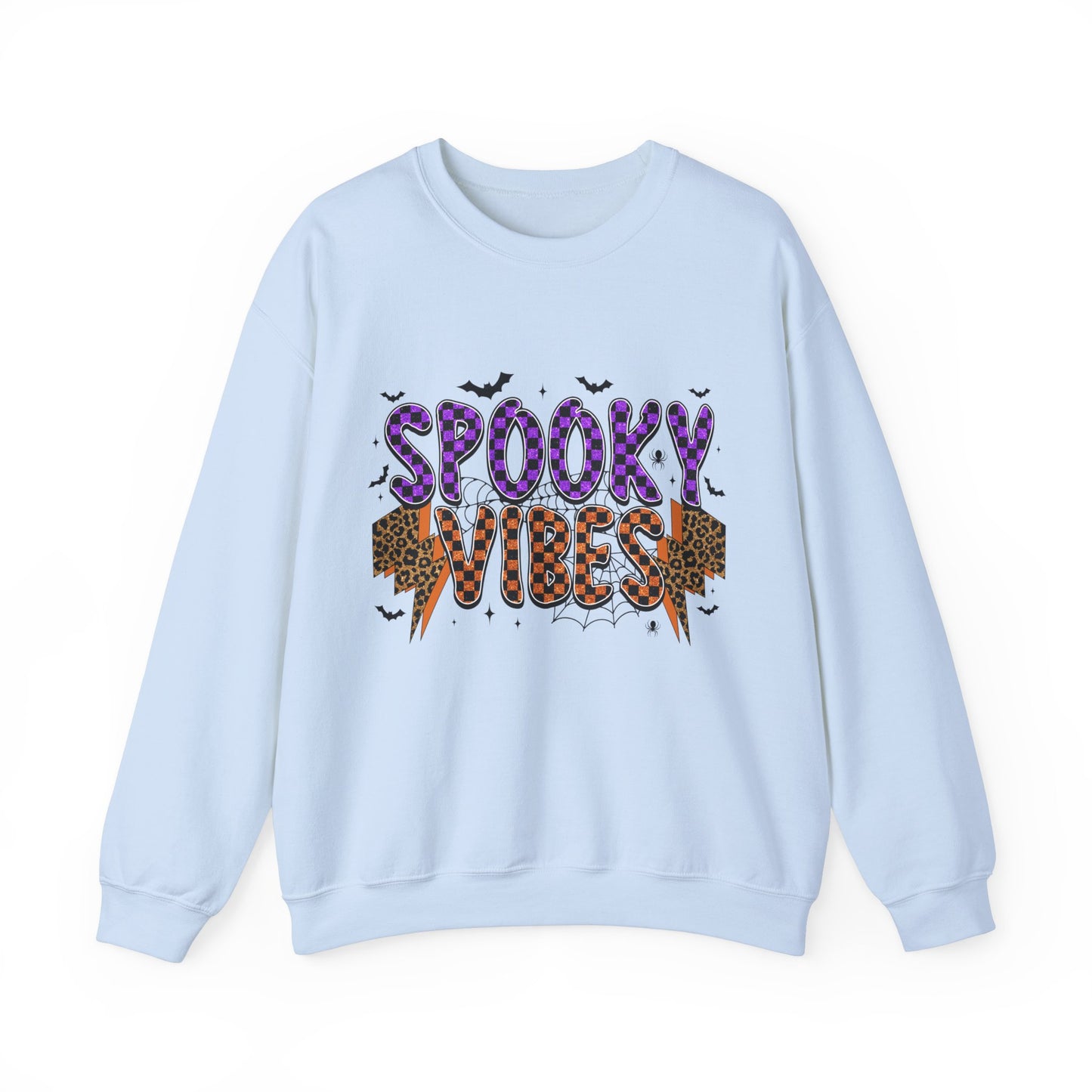 Spooky Vibes Sweatshirt Retro Halloween Sweater Halloween Vintage Sweatshirt Spooky Season Halloween Apparel Fall Crewneck Groovy Halloween