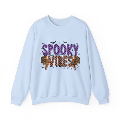 Spooky Vibes Sweatshirt Retro Halloween Sweater Halloween Vintage Sweatshirt Spooky Season Halloween Apparel Fall Crewneck Groovy Halloween