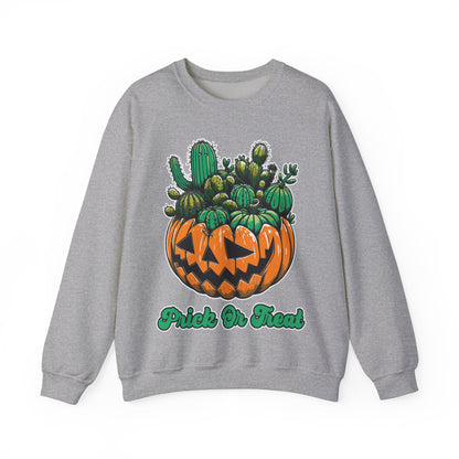 Prick or Treat Sweatshirt Halloween Cactus Succulent Sweater Funny Halloween Unisex Gardener Gift Pullover Sweat Halloween Plant Lover Gift