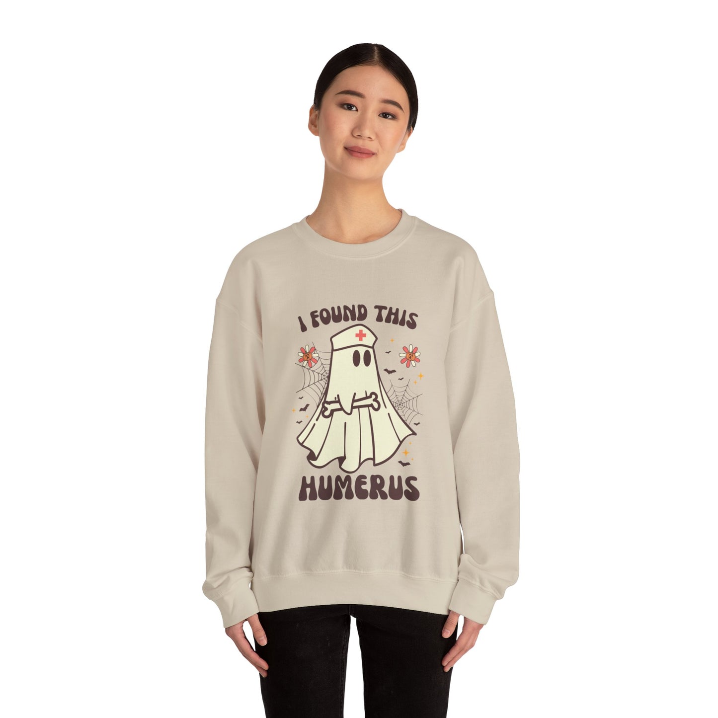 I Found This Humerus Sweatshirt Funny Halloween Sweater Nursing School Clothing Halloween Nurse Sweatshirt Nicu Nurse Sweater Spooky Nurse