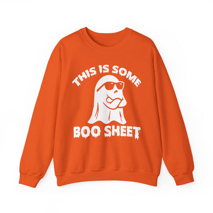 This is Some Boo Sheet Sweater Funny Halloween Ghost Sweater Funny Boo Ghost Sweatshirt Spooky Season Sweat Halloween Apparel Boo Crewneck