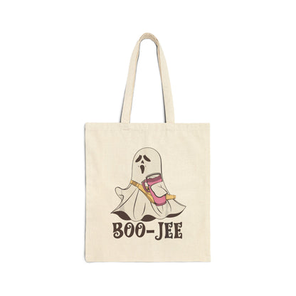 Boo Jee Bag Halloween Ghost Tote Bag Boo Canvas Bag Boo-Jee Trendy Bag Spooky Ghost Bag Spooky Season Chic Ghost Tote Bag Spooky Vibes Tote