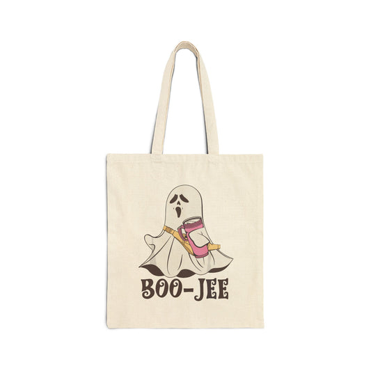 Boo Jee Bag Halloween Ghost Tote Bag Boo Canvas Bag Boo-Jee Trendy Bag Spooky Ghost Bag Spooky Season Chic Ghost Tote Bag Spooky Vibes Tote