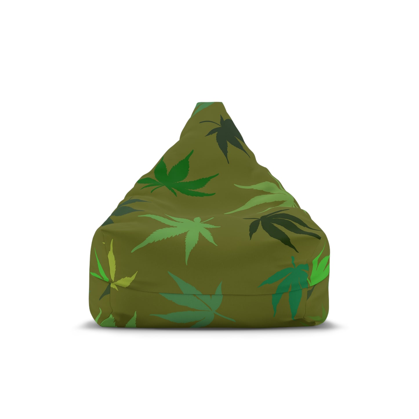 Weed Cannabis Gaming Bean Bag Chair Cover Greens Home Decor Marijuana Pot Leaves Games Beanbag Living Room Gift Adults Bedroom Man Cave