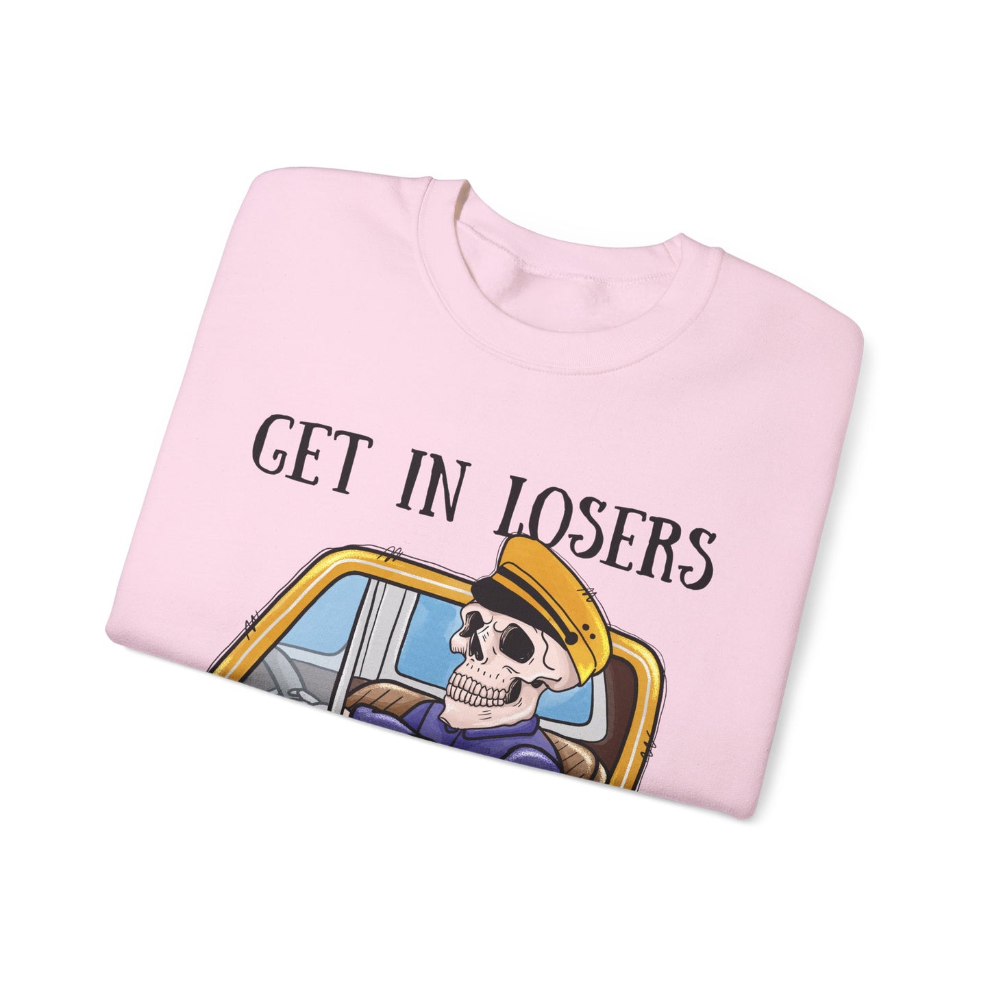 Get In Losers We're Saving HalloweenTown Sweatshirt Funny Halloween Sweater Get In Loser Halloween Crewneck Spooky Season Halloween Outfit