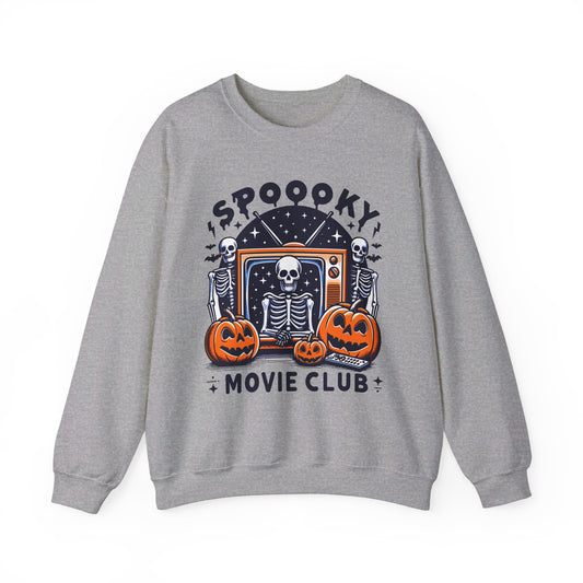 Spooky Movie Club Sweatshirt Spooky Season Sweater Horror Movie Addict Sweatshirt Halloween Sweater Horror Movie Fan Club Gift Scary Movie