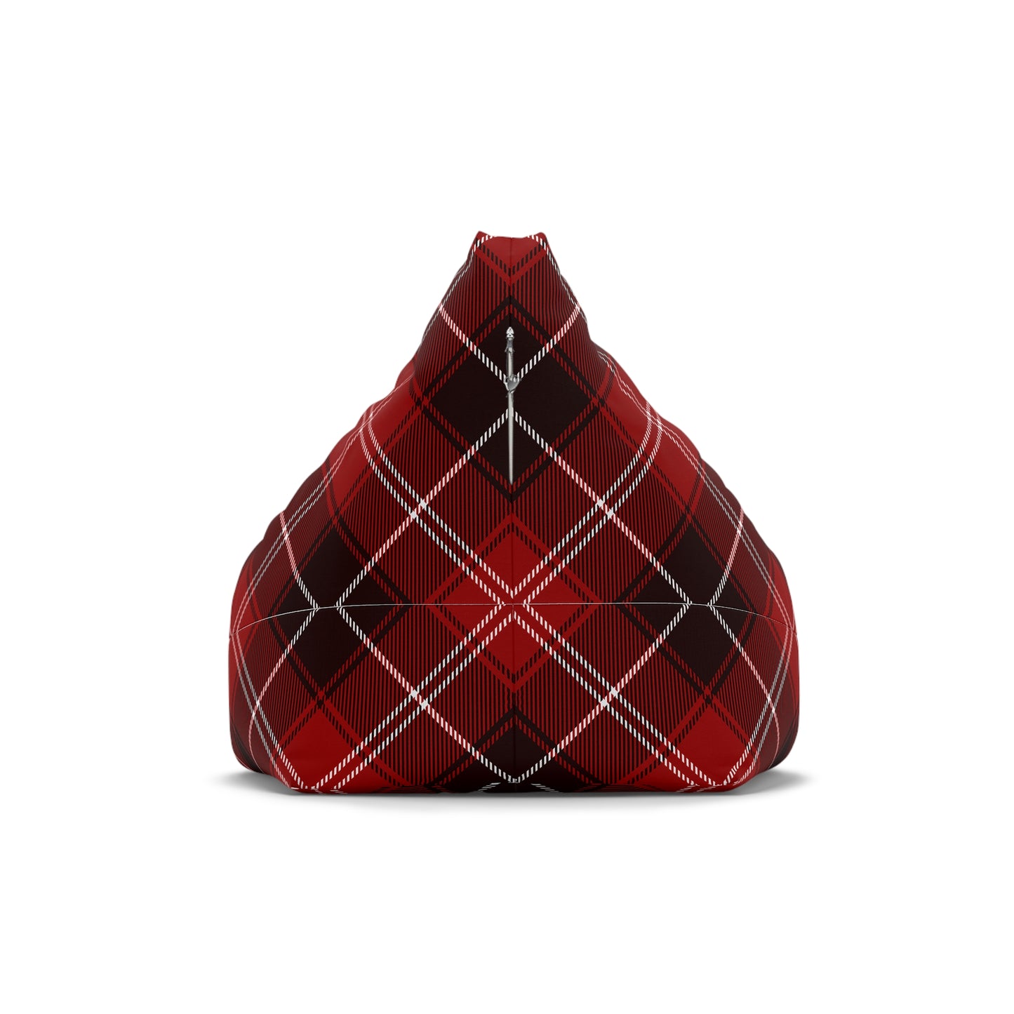 Tartan Bean Bag Chair Cover Red Scottish Aesthetic Home Decor Cross-checkered Beanbag Teens Dorm Bedroom Living Room Games Room Patio Gift