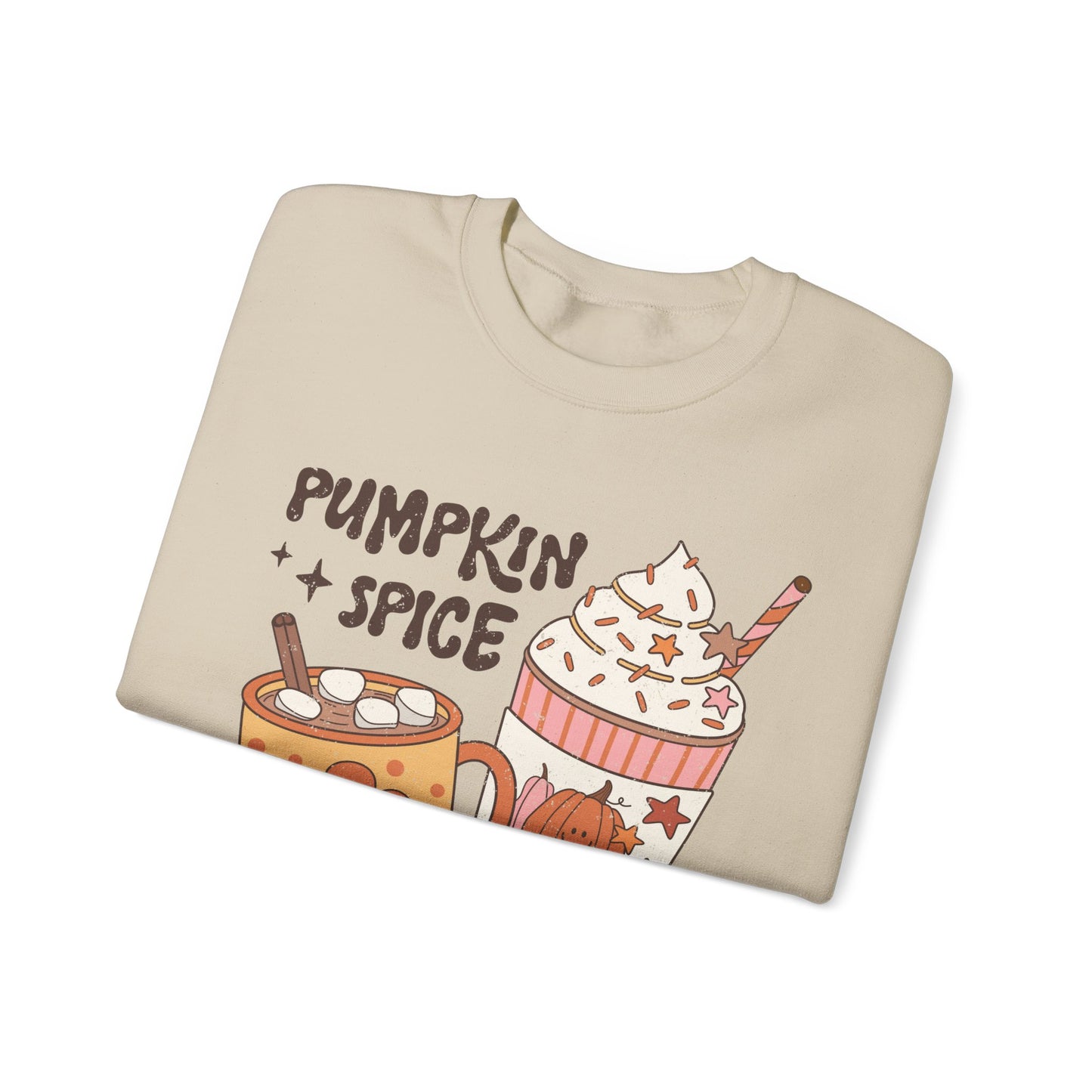 Pumpkin Spice and Everything Nice Sweatshirt Hot Chocolate Sweater Pumpkin Spice Sweater Fall Coffee Sweat Retro Fall Latte Autumn Apparel