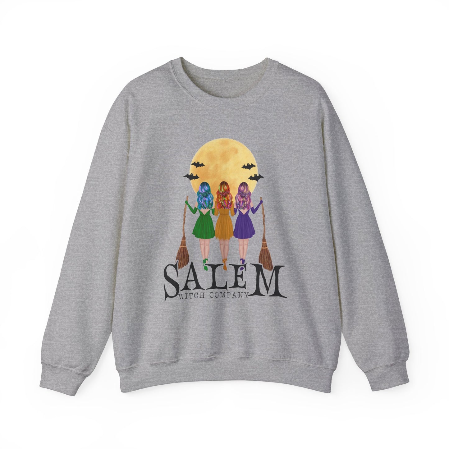 Salem Witch Company Sweatshirt Salem Sweater Vintage Witch Sweatshirt Witchy Sweat Halloween Sweatshirt Retro Salem Massachusetts Halloween