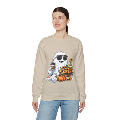 Cute Ghost Sweatshirt Fall Halloween Sweater Bougie Ghost Sweatshirt Coffee Lover Sweater Autumn Boojee Ghost Pumpkin Spooky Season Boo Jee