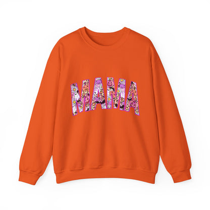 Retro Halloween Mama Sweatshirt Halloween Mom Sweater Cute Mama Ghost Crewneck Spooky Mama Sweat Groovy Hippie Mom Fall Mama Trendy Mother