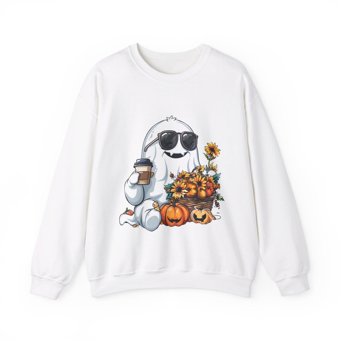 Cute Ghost Sweatshirt Fall Halloween Sweater Bougie Ghost Sweatshirt Coffee Lover Sweater Autumn Boojee Ghost Pumpkin Spooky Season Boo Jee