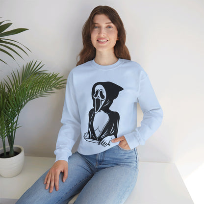 Ghostface Girl Sweatshirt Funny Mean Girls Halloween Sweater Horror Movie Sweatshirt Scream Halloween Outfit Ghostface Valentine Girl Gift