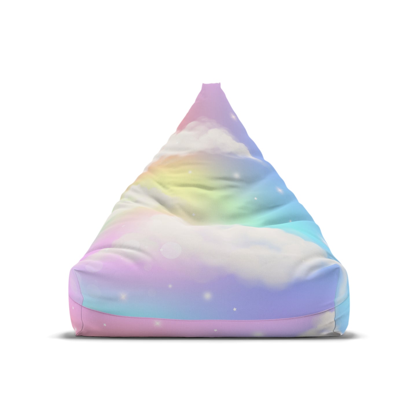 Colorful Sky Clouds Bean Bag Chair Cover Pastel Home Decor Aesthetic Gift Girls Teens Bedroom Gift Living Room Furniture Gaming Beanbag Gift