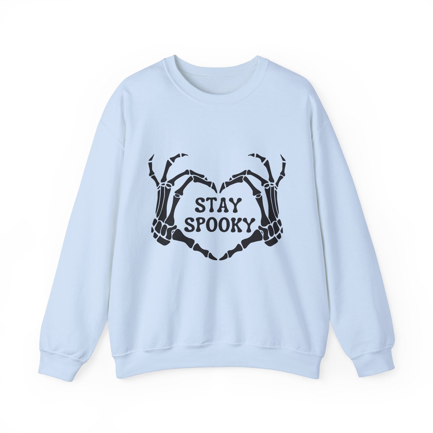 Stay Spooky Sweatshirt Skeleton Sweater Funny Halloween Sweatshirt Spooky Skeleton Hands Halloween Sweater Spooky Season Apparel Retro Fall