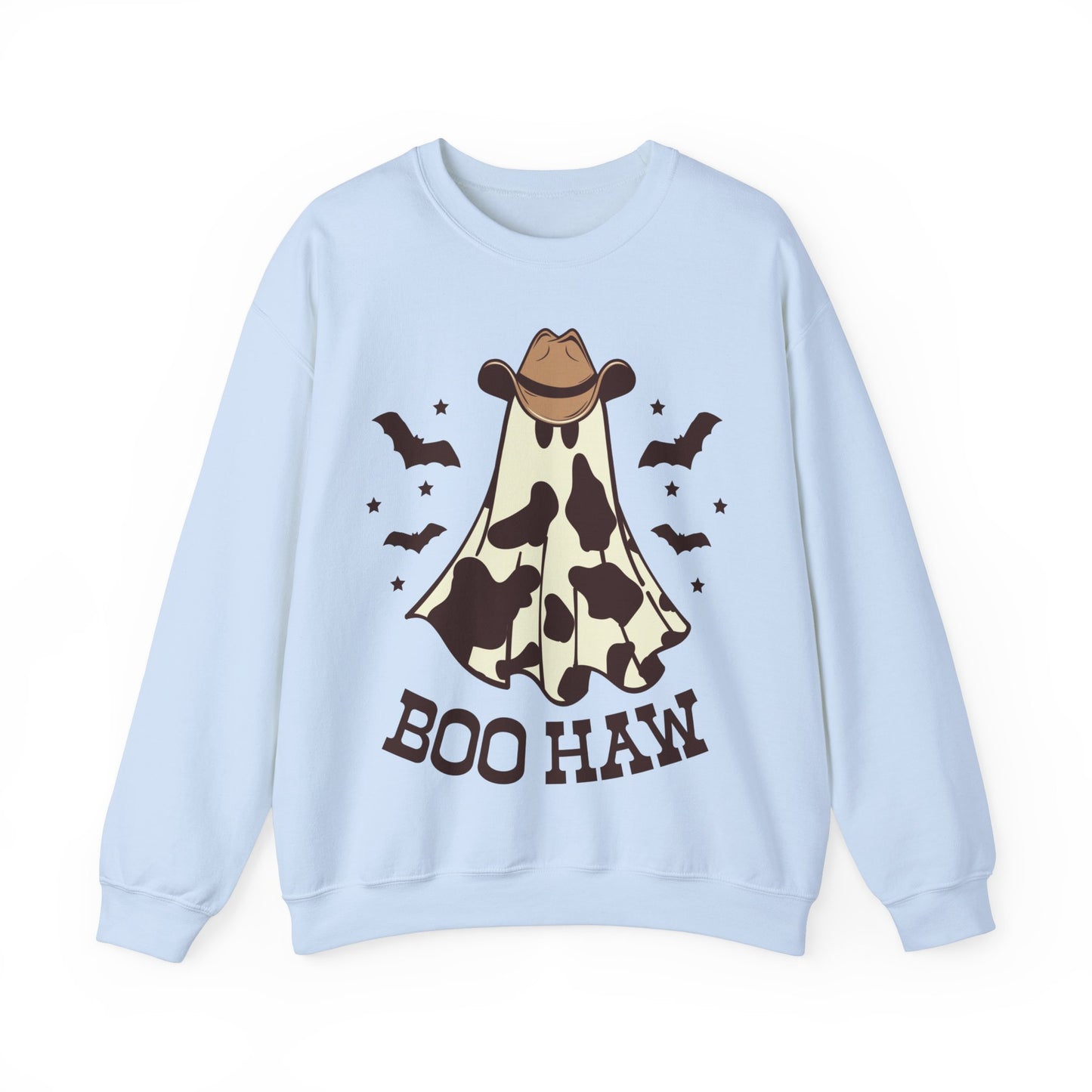 Boo Haw Halloween Sweatshirt Western Halloween Sweater Retro Halloween Sweat Country Cowgirl Halloween Apparel Cowboy Vintage Ghost Crewneck