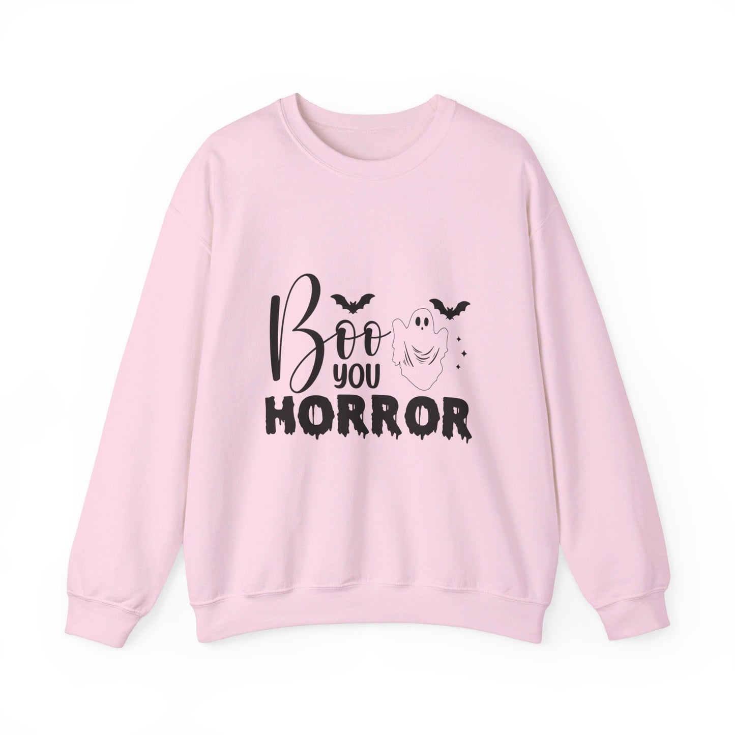 Boo You Horror Sweatshirt Funny Halloween Sweater Spooky Season Sweatshirt Horror Movie Halloween Outfit Funny Ghost Pullover Crewneck Sweat