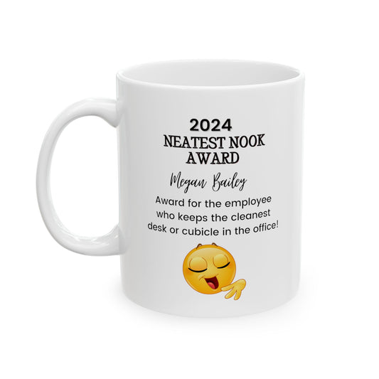 Funny Office Award Work Party Mug Customized Employee Mug Personalized 2024 Awards Mug Year End Company Gift Group Christmas Employee Mug 12