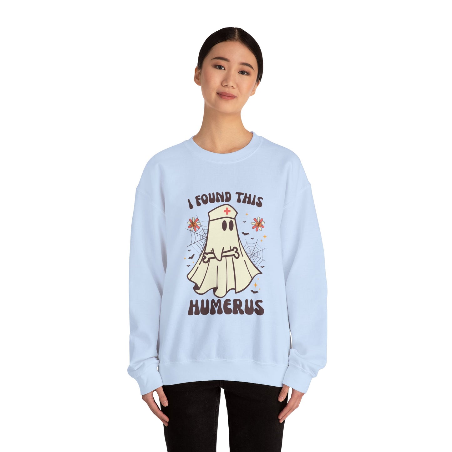 I Found This Humerus Sweatshirt Funny Halloween Sweater Nursing School Clothing Halloween Nurse Sweatshirt Nicu Nurse Sweater Spooky Nurse