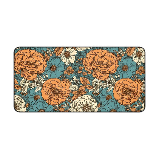 Cottagecore Desk Mat Farm Cottageside Office Desk Accessories Botantical Mouse Pad Vintage Floral Desk Pad Flowers Nature Gift Idea Ladies