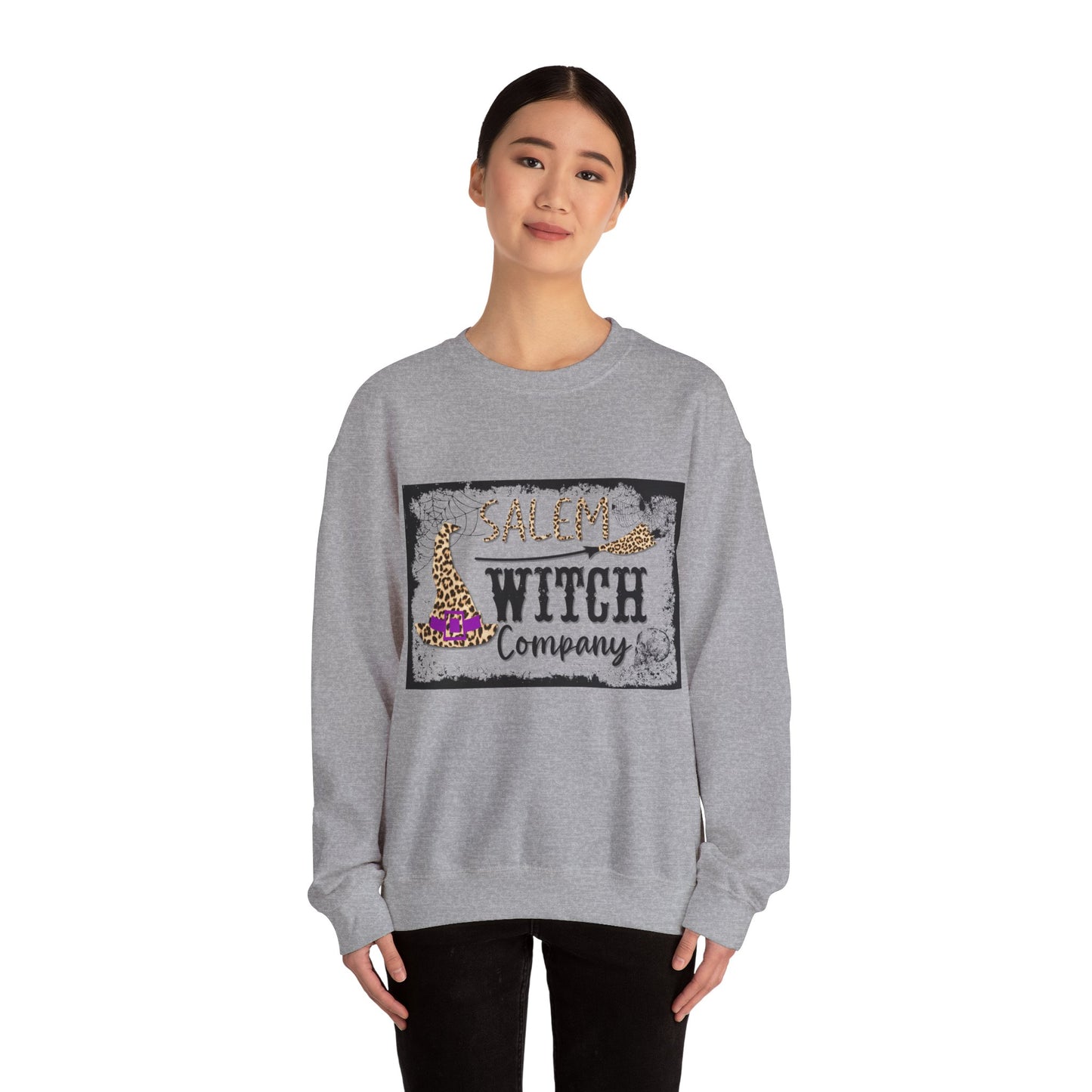 Salem Witch Company Sweatshirt Halloween Sweater Salem Massachusetts Unisex Graphic Sweatshirt Salem Witches Apparel Hocus Pocus Halloween