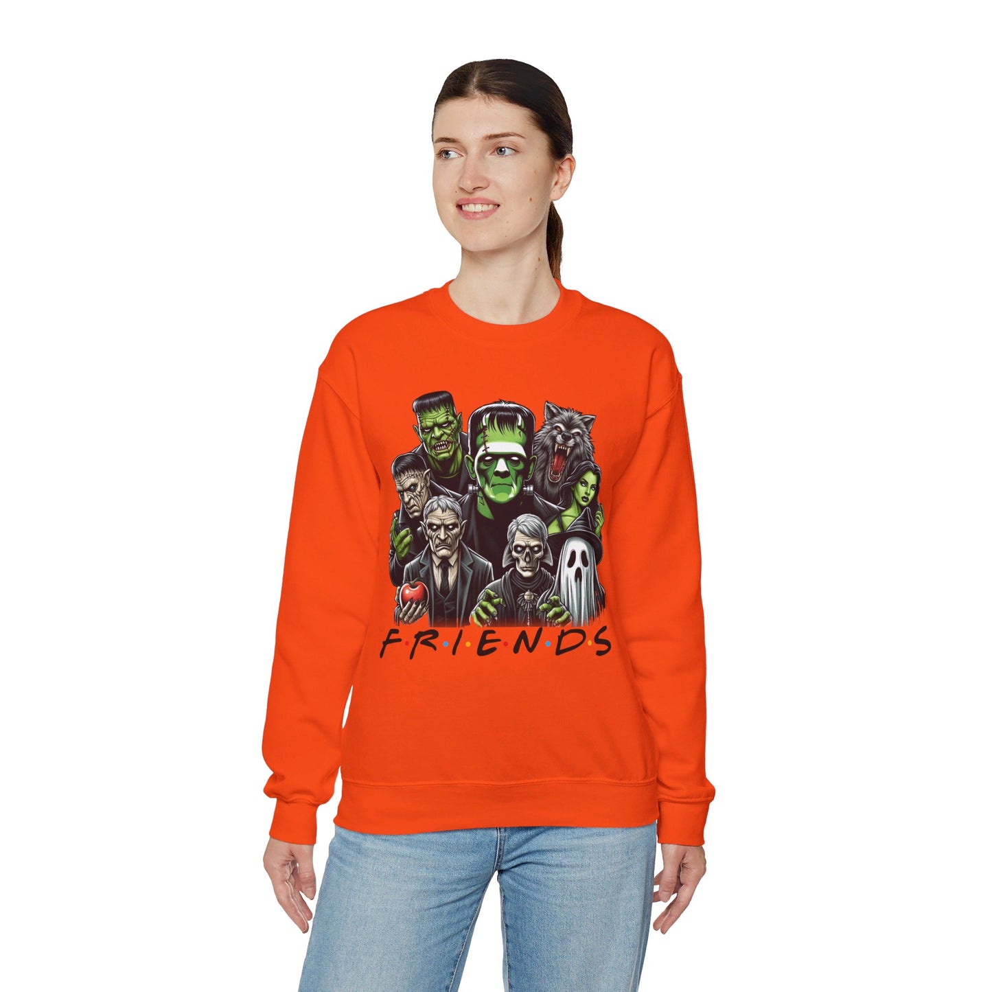 Horror Characters Friends Sweatshirt Halloween Friends Sweater Horror Movie Addicts Sweatshirt Horror Movie Killers Sweater Horror Club Gift