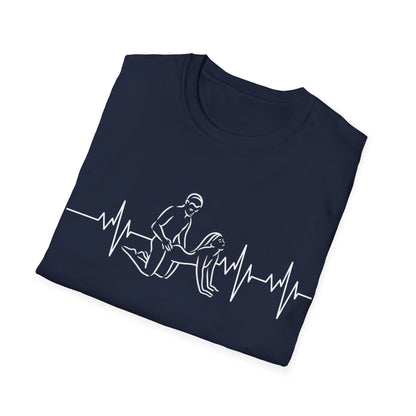 Unisex Heartbeat Kama Sutra T Shirt, Favorite Sexual Pose No.24,Erotic Sexual Desire Couples Gift,Naughty Kinky Adult T-shirt24