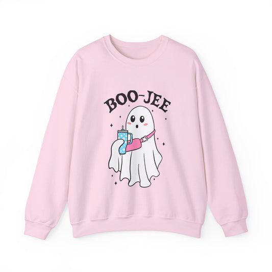 Halloween Boo-Jee Sweatshirt Boujee Ghost Sweater Cute Ghost Halloween Sweatshirt Boo-Jee Funny Halloween Spooky Season Pullover Sweater