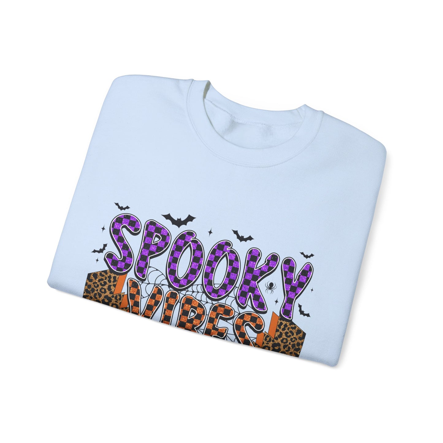 Spooky Vibes Sweatshirt Retro Halloween Sweater Halloween Vintage Sweatshirt Spooky Season Halloween Apparel Fall Crewneck Groovy Halloween