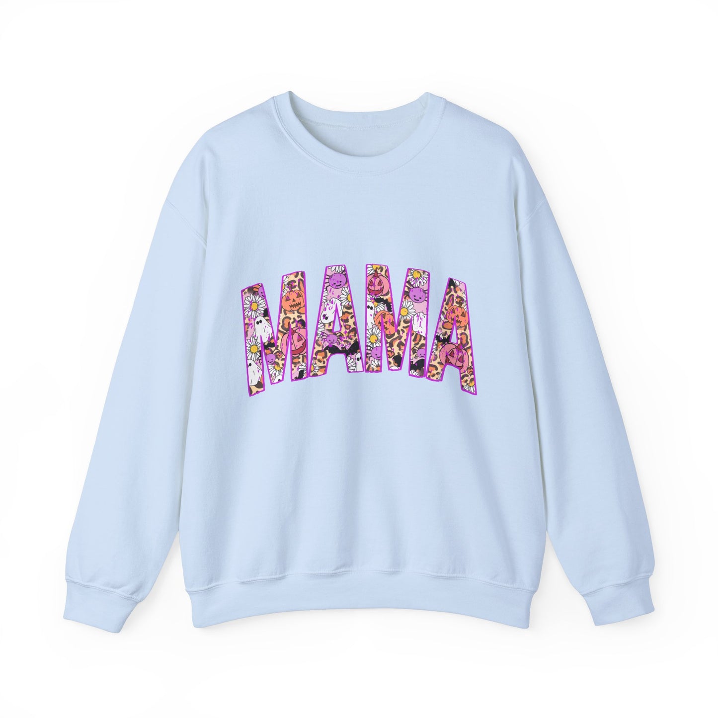 Retro Halloween Mama Sweatshirt Halloween Mom Sweater Cute Mama Ghost Crewneck Spooky Mama Sweat Groovy Hippie Mom Fall Mama Trendy Mother