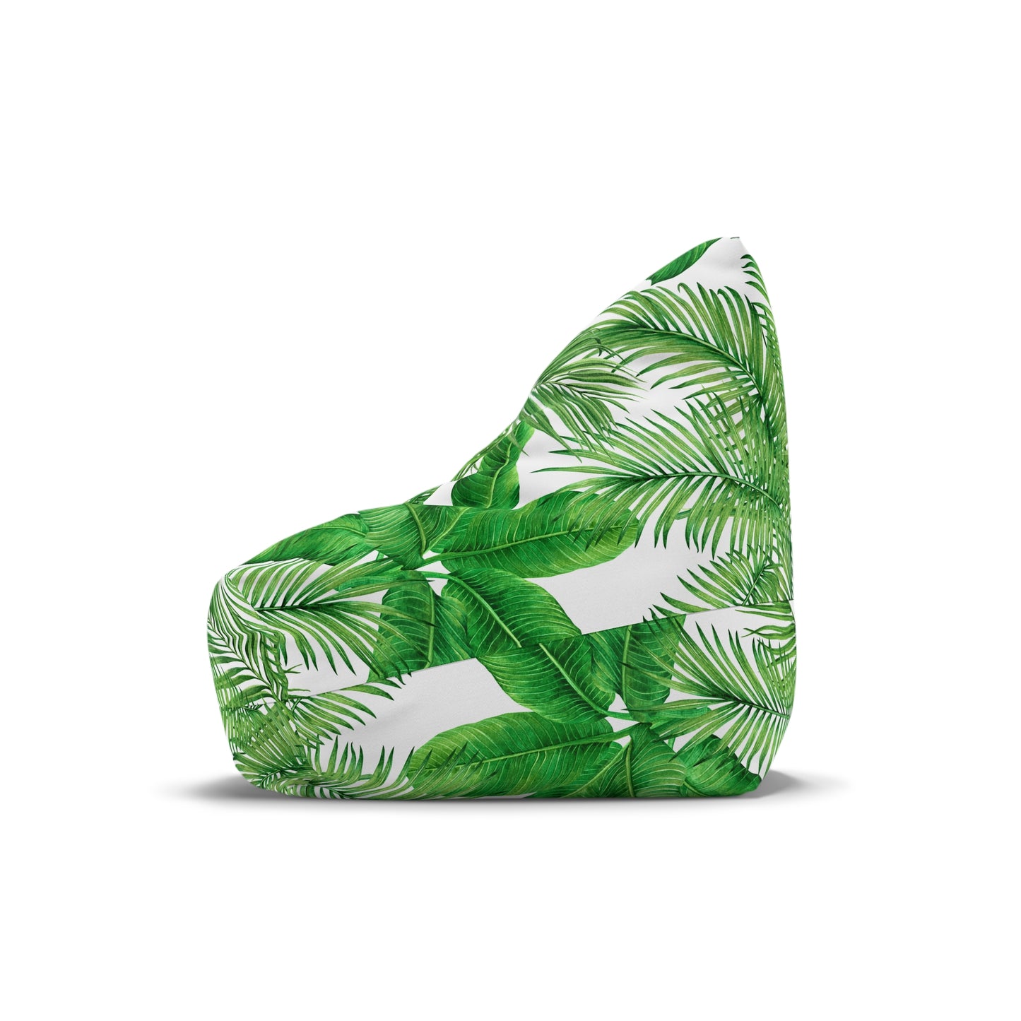 Tropical Palm Leaves Bean Bag Chair Cover Green Home Decor Gift Plant Mom Aesthetic Gift New Home Gift Botanical Outdoor Patio Beanbag Cover