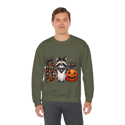 Boo Raccoon Sweatshirt Halloween Raccoon Costume BOO Pullover Sweater Raccoon Lovers Sweatshirt Halloween Cute Raccoon Gift Spooky Season