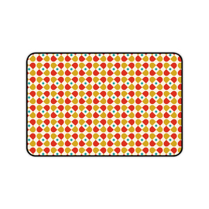 Mid Century Modern Desk Mat 1960s Retro Funky Office Desk Accessories Boho Chic Mouse Pad Hippie Groovy Vintage Desk Pad Unique Gift Idea