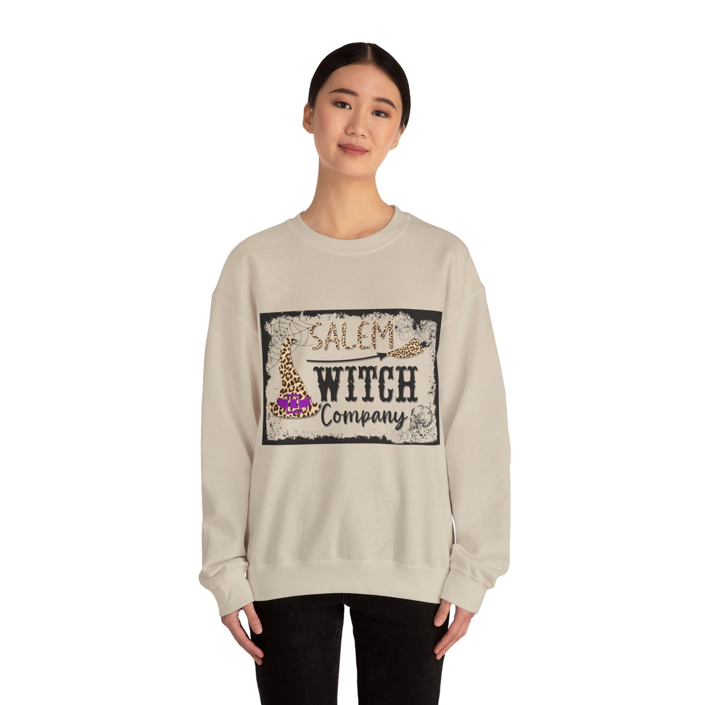 Salem Witch Company Sweatshirt Halloween Sweater Salem Massachusetts Unisex Graphic Sweatshirt Salem Witches Apparel Hocus Pocus Halloween