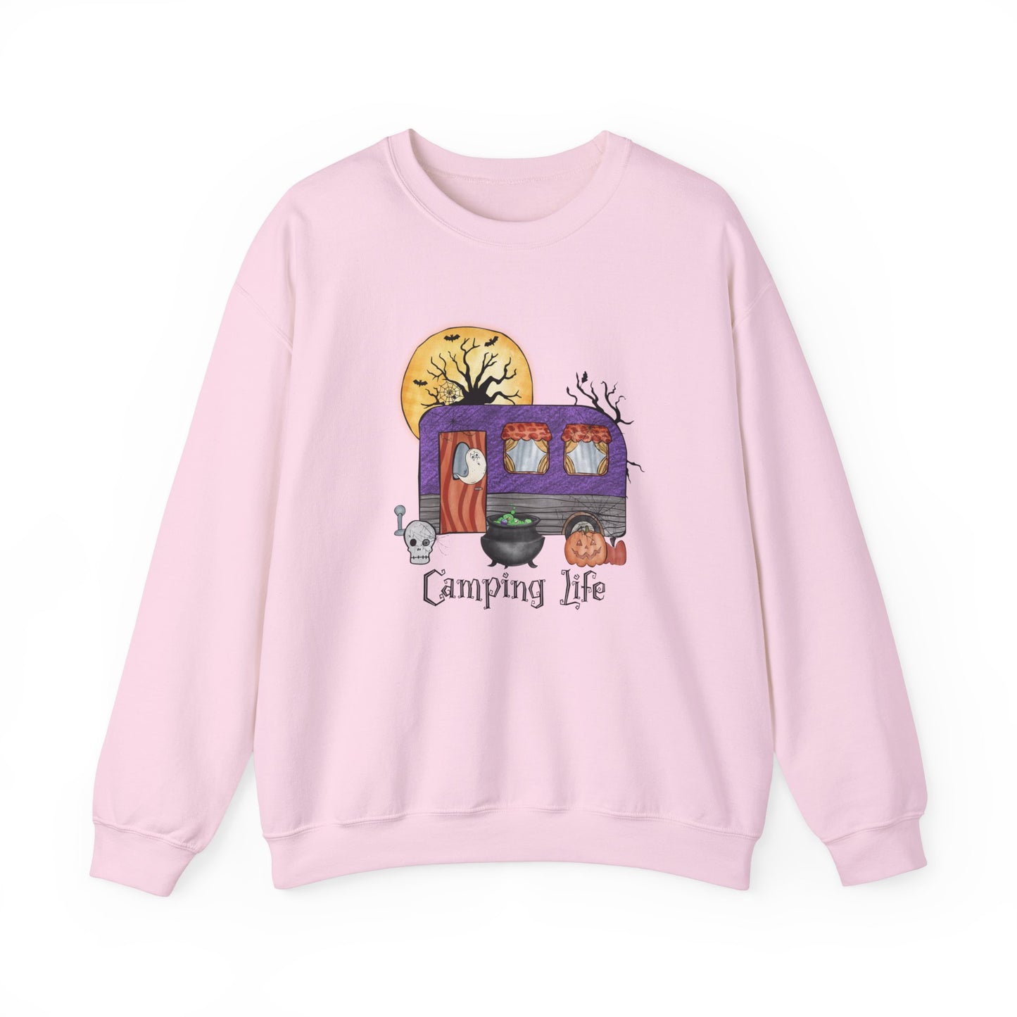 Halloween Camping Sweatshirt Camping Life Halloween Sweater Halloween Campground Sweat Spooky Camping Crewneck Spooky Season Camp Life Gift