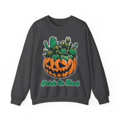 Prick or Treat Sweatshirt Halloween Cactus Succulent Sweater Funny Halloween Unisex Gardener Gift Pullover Sweat Halloween Plant Lover Gift