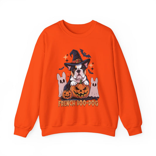 French Boo-Dog Sweatshirt Funny Halloween French Bulldog Sweater Frenchie Lover Pullover Unisex Sweater French Bulldog Lover Gift Frenchie