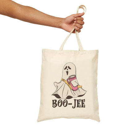 Boo Jee Bag Halloween Ghost Tote Bag Boo Canvas Bag Boo-Jee Trendy Bag Spooky Ghost Bag Spooky Season Chic Ghost Tote Bag Spooky Vibes Tote