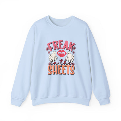 Freak in the Sheets Sweatshirt Funny Halloween Sweater Naughty Halloween Sweatshirt Retro Halloween Sweater Spooky Season Halloween Outfit