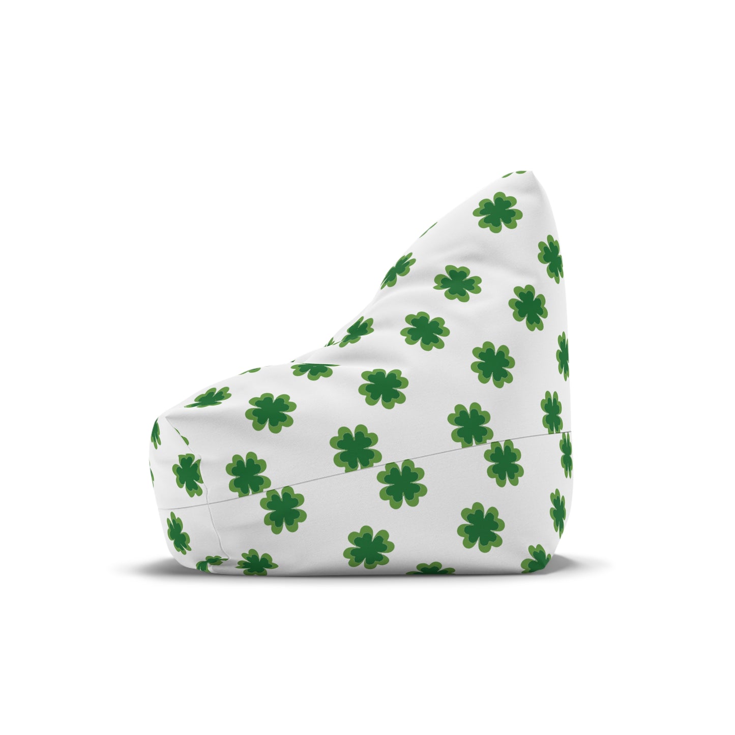 Irish Shamrock Bean Bag Chair Cover St. Paddys Green Clover Party Home Decor Aesthetic Gift Teens Dorm Gaming Beanbag Gift Patio Furniture