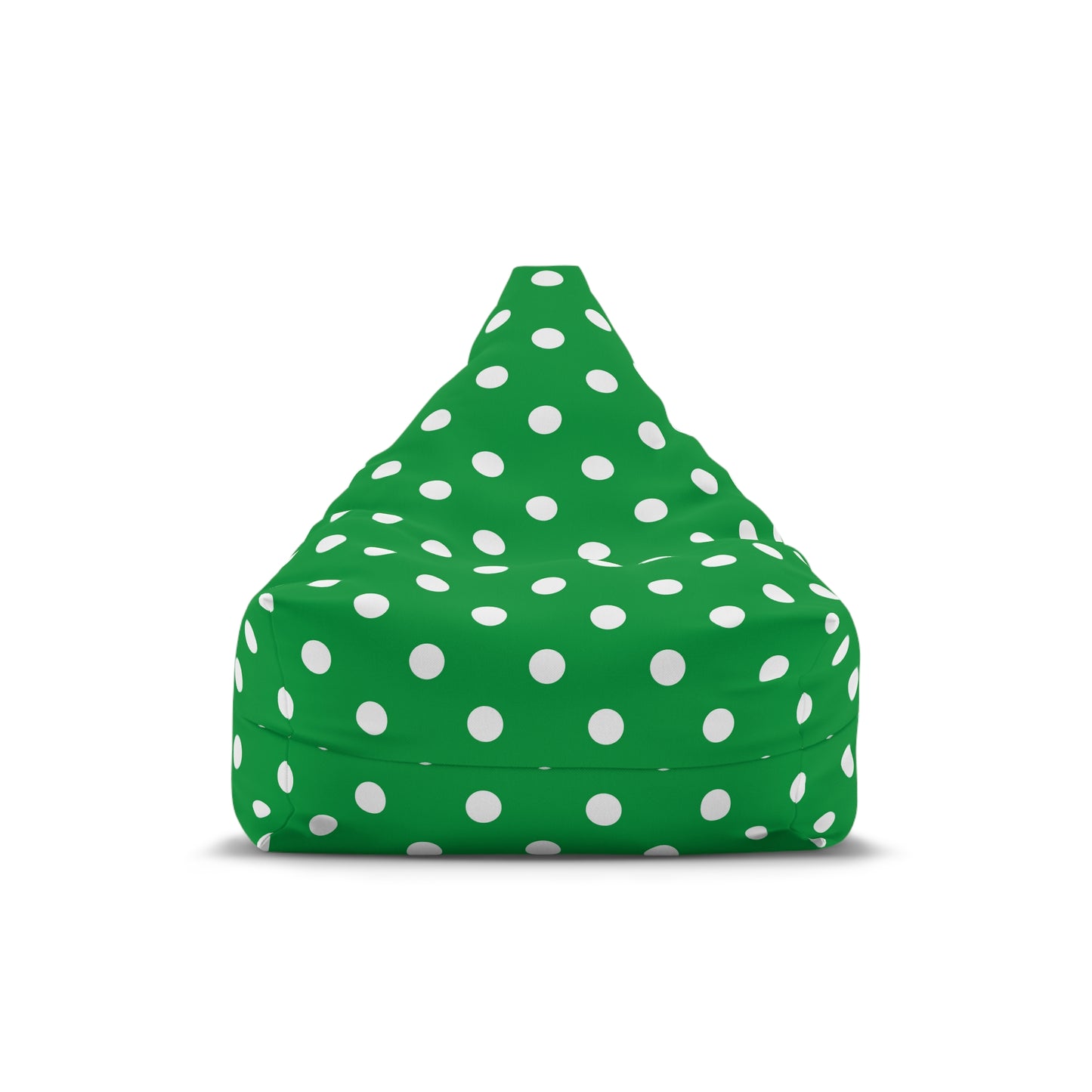 Green Polka Dot Bean Bag Chair Cover Fun Whimsy Aesthetic Home Decor Funky Groovy Teens Dorm Adult Bedroom Gaming Room Chair Furniture Gift