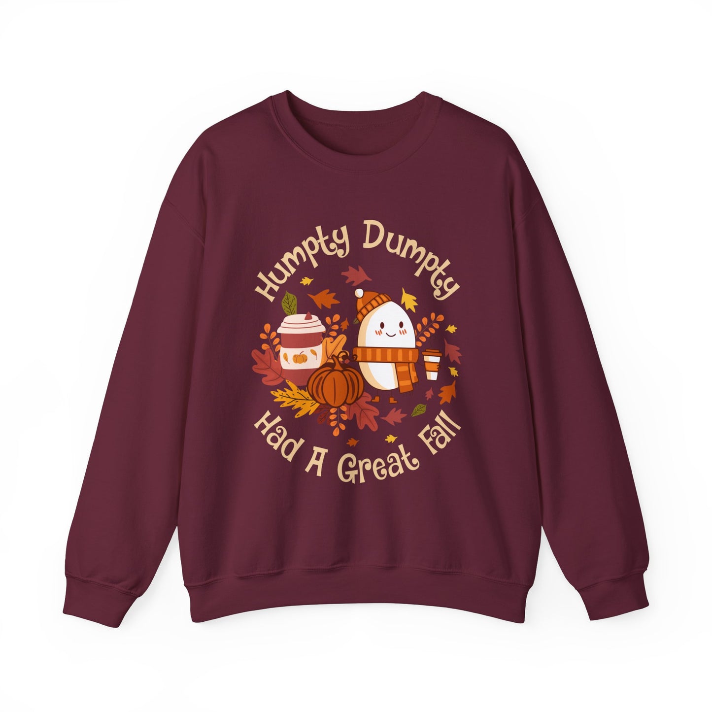 Humpty Dumpty Had A Great Fall Sweatshirt Funny Fall Sweater Cute Autumn Sweatshirt Teacher Fall Season Sweat Trendy Thanksgiving Crewneck