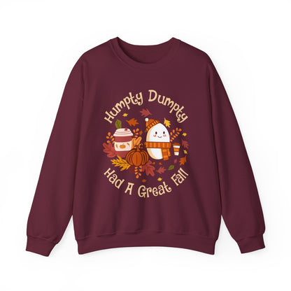 Humpty Dumpty Had A Great Fall Sweatshirt Funny Fall Sweater Cute Autumn Sweatshirt Teacher Fall Season Sweat Trendy Thanksgiving Crewneck